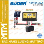 So Do Lap Dieu Khien Sac Nang Luong Mat Troi PWM 12V 24V 30A ST S1230 Souer