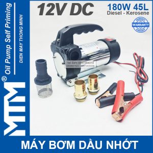 May Bom Dau Nhot 12V 180W 45L Oring MTM