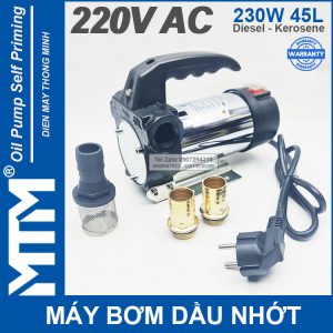 May Bom Dau Nhot 220V 230W 45L Oring MTM
