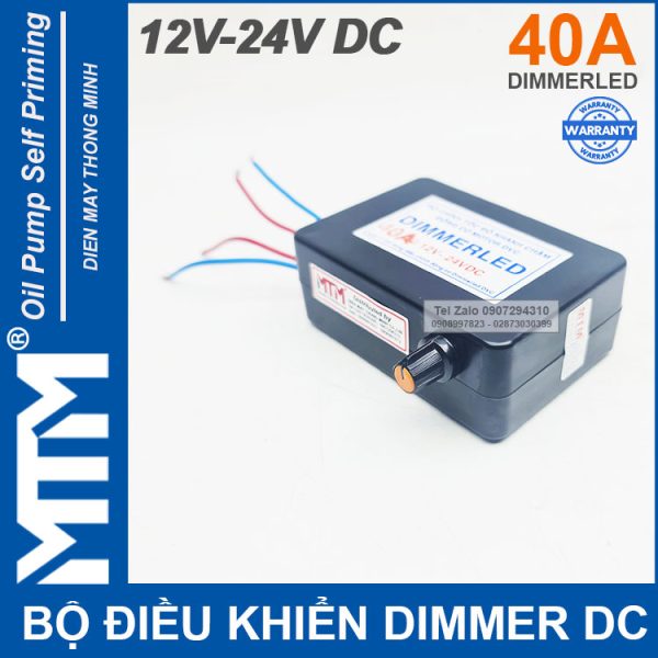 Cung Cap Bo Dieu Khien Dimmer DC 12v 24v 40A Den Led