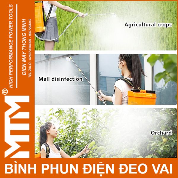 Su Dung Binh Phun Dien Deo Vai Kubota 20L