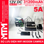 Su Dung Nguon Du Phong Wifi Modem Camera 12V 5A 31200mah Led Bao Vont