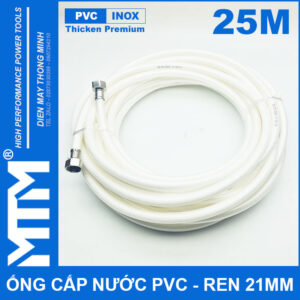 Ong Day Cap Nuoc Tuoi Cay Rua Xe Ve Sinh Nha Cua Ren Inox 21mm 25met