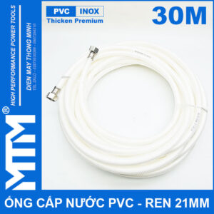 Ong Day Cap Nuoc Tuoi Cay Rua Xe Ve Sinh Nha Cua Ren Inox 21mm 30met