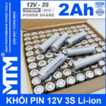 Cell Pin Lishen 12v 10a 2000mah Cao Cap