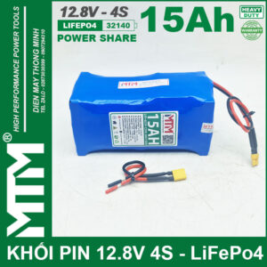 Khoi Pin 12v8 15Ah 30A 4S Mtm Cell 32140