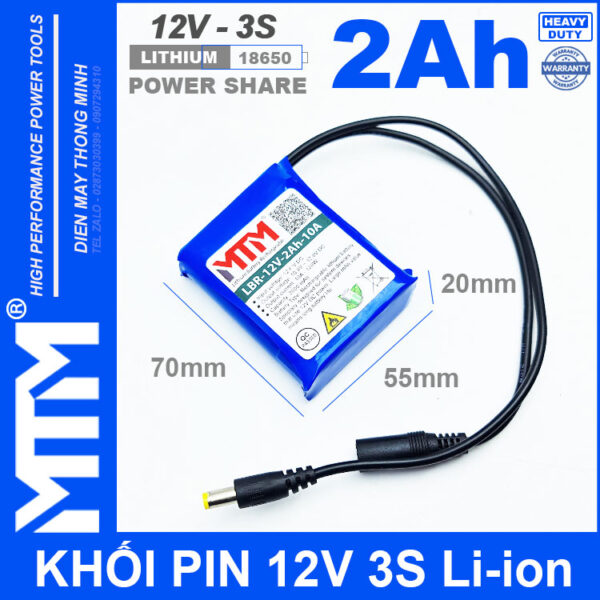 Kich Thuoc Pin 12v 10a 2000mah Cao Cap