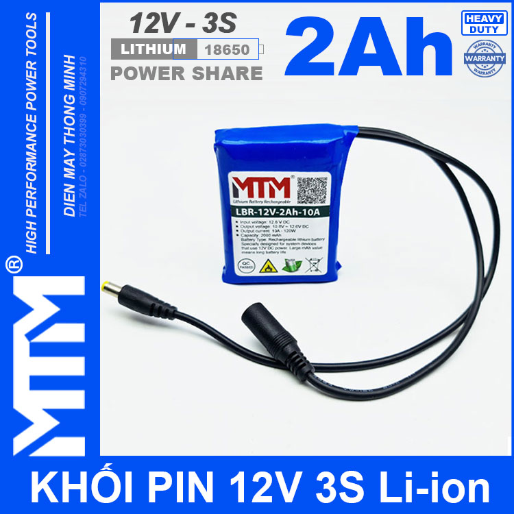 Pin 12v 10a 2000mah Cao Cap Gia Re