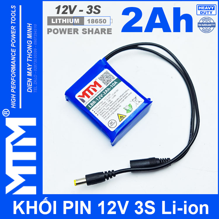 Pin 12v 10a 2000mah Cao Cap