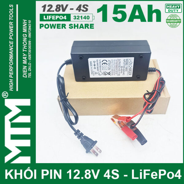 Sac Pin 12v8 15Ah 30A 4S Mtm Cell 32140