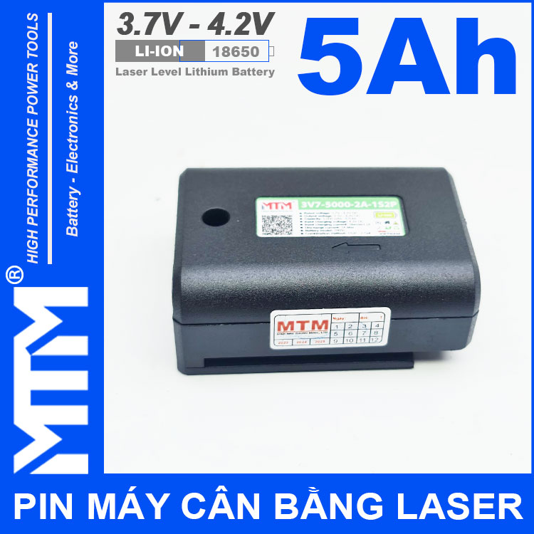 Pin May Ban Cot Can Bang Laser 5Ah MTM Ngang