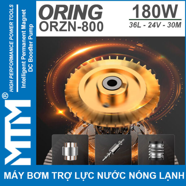 Canh Quat May Bom Tang Ap Tro Luc Nuoc Nong Lanh 24V 180W 36L 30M Oring ORZN 800