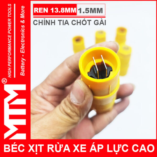 Bec Xit Rua Xe Ap Luc Cao Chinh Tia Chot Gai 1mm5 Dau Phun