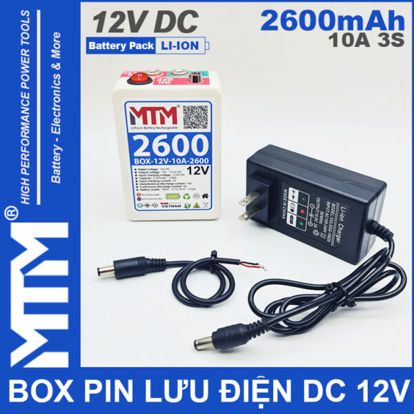 Bo Luu Dien DC 12V 10A 3S 2600mah MTM Chinh Hang