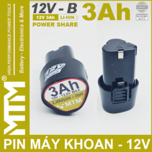 Pin May Khoan Van Vit Thiet Bi 12v 3000mah Khe B MTM