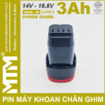 Pin May Khoan Van Vit Thiet Bi 16V 3000mah 4S Chan Ghim