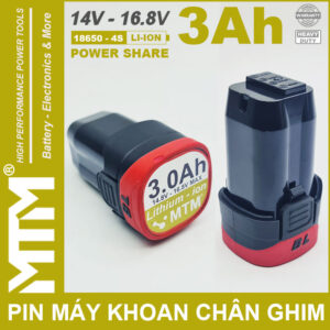 Pin May Khoan Van Vit Thiet Bi 16V 3000mah 4S Chan Ghim MTM