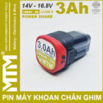 Pin May Khoan Van Vit Thiet Bi 16V 3000mah 4S Chan Ghim MTM Gia Re