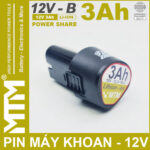 Chuyen Ban Pin May Khoan Van Vit Thiet Bi 12v 3000mah Khe B MTM