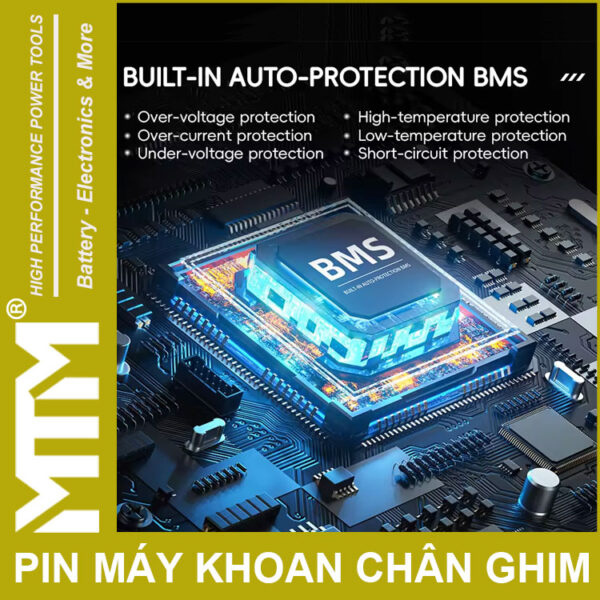 Mach Bao Ve Pin May Khoan Van Vit Thiet Bi 16V 3000mah 4S Chan Ghim MTM