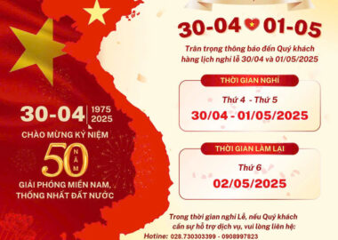 LICH NGHI LE 30 4 1 2 2025