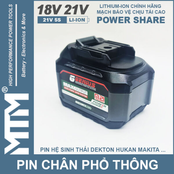 Pin Chan Pho Thong 15cell 80A Led Bao Pin 2 Ben Cao Cap