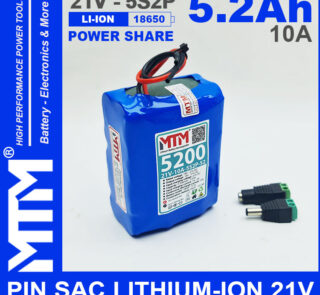 Ban Pin 21V 5200mAh 10A 5S2P MTM