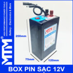 Box Pin 12V 30A 3S15P 18650 3750mAh Cell 2500mAh MTM Kich Thuoc