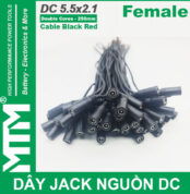 Day Jack DC 250mm Cai Female Jack Cable Adapter Plug Power Supply Gia Re