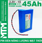 Pin Den Nang Luong Mat Troi 3v2 45Ah 45000mAh Cell Pin Sat Lifepo4 32140 Cao Cap