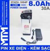 Pin Xe đien 37V 42V 8000mAh 30A Leb Bao Pin