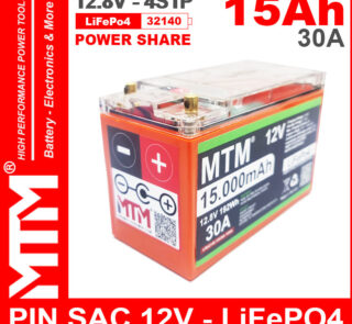 Pin Sat LiFePo4 24V 8S 6Ah 30A MTM Chong Nuoc