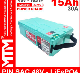 Pin Xe Dien LiFePo4 V 16S 15Ah 30A MTM Chinh Hang