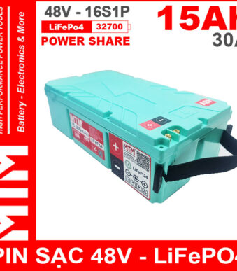 Pin Xe Dien LiFePo4 V 16S 15Ah 30A MTM Chinh Hang