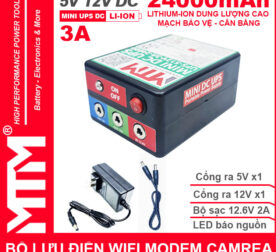 Bo Nguon Dien Du Phong Wifi Modem Camera 5V12V 3A 24000mah