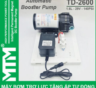 May Bom Tang Ap Tro Luc Nuoc RO Tu Dong TD 2600 Cao Cap Gia Re