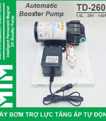May Bom Tang Ap Tro Luc Nuoc RO Tu Dong TD 2600 Cao Cap Gia Re