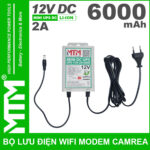Bo Nguon Du Phong Wifi Modem Camera 12V 2A 6000mah