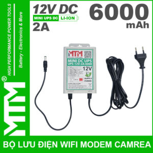 Bo Nguon Du Phong Wifi Modem Camera 12V 2A 6000mah