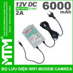 Bo Nguon Du Phong Wifi Modem Camera 12V 2A 6000mah Chinh Hang