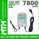 Bo Nguon Du Phong Wifi Modem Camera 12V 2A 7800mah