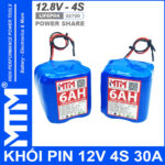 Dong Pin Sat 12v 6ah 30A 4S Vuong MTM