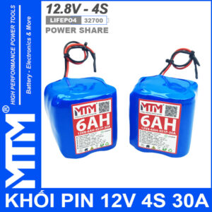Dong Pin Sat 12v 6ah 30A 4S Vuong MTM