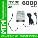 Nguon Du Phong Wifi Modem Camera 12V 2A 6000mah