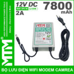 Nguon Du Phong Wifi Modem Camera 12V 2A 7800mah