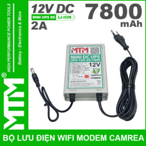 Nguon Du Phong Wifi Modem Camera 12V 2A 7800mah