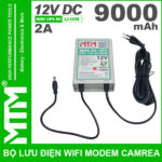 Nguon Du Phong Wifi Modem Camera 12V 2A 9000mah