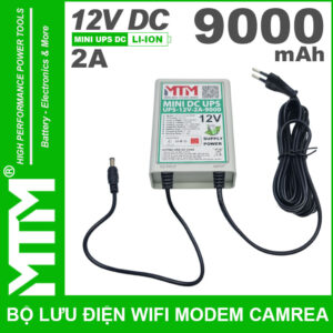 Nguon Du Phong Wifi Modem Camera 12V 2A 9000mah